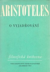 kniha Organon. II, - O vyjadřování, Československá akademie věd 1959