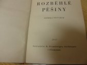 kniha Rozběhlé pěšiny sbírka povídek, R. Promberger 1937