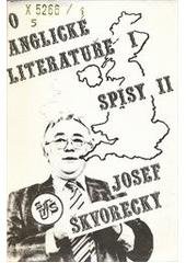 kniha O anglické literatuře., Společnost Josefa Škvoreckého 1991