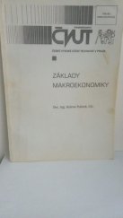 kniha Základy makroekonomiky, ČVUT, Fakulta elektrotechnická 2001