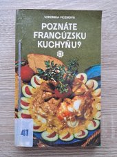 kniha Poznáte francúzsku kuchyňu?, Osveta 1987