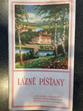 kniha Lázně Píšťany na Slovensku, M. Schulz 1931