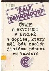 kniha Úvahy o revoluci v Evropě v dopise, který měl být zaslán jistému pánovi ve Varšavě, Evropský kulturní klub 1991