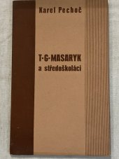 kniha Masaryk a středoškoláci, YMCA 1932