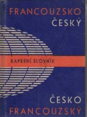 kniha Francouzsko-český a česko-francouzský kapesní slovník, Státní pedagogické nakladatelství 1971