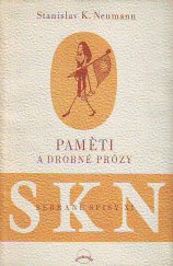 kniha Paměti a drobné prózy, Svoboda 1951