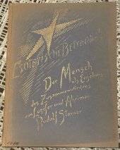 kniha Der Mensch ein Ergebnis des Zusammenwirkens von Luzifer und Ahriman, Philosophisch Anthroposophischer Verlag am Goetheanum Dornach 1948