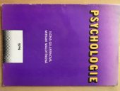 kniha Psychologie pro střední školy občanská nauka - základ společenských věd, Státní pedagogické nakladatelství 1992