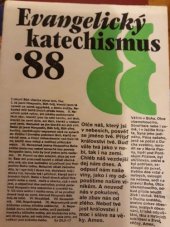 kniha Evangelický katechismus '88, Kalich 1989