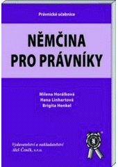 kniha Němčina pro právníky, Aleš Čeněk 2005