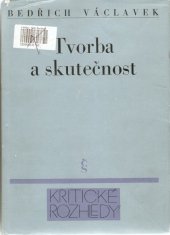 kniha Tvorba a skutečnost, Československý spisovatel 1980