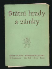 kniha Státní hrady a zámky 3. soubor [fotografií], - Renesanční zámky, Orbis 1956