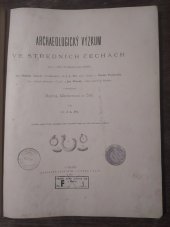 kniha Archaeologický výzkum ve středních Čechách který r. 1889-92 společnou prací podnikli Jan Hellich, J.L. Píč, Václav Požarecký a Jan Waněk : s předmluvou Bojové, Markomani a Češi, J.L. Píč 1893