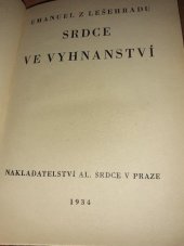 kniha Srdce ve vyhnanství, Alois Srdce 1934