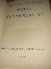 kniha Srdce ve vyhnanství, Alois Srdce 1934
