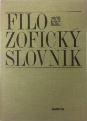kniha Filozofický slovník, Svoboda 1981