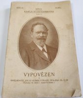 kniha Vypovězen obraz ze života jihočeských drobných lidí, Jos. R. Vilímek 1914