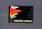 kniha Cizojazyčné rozhovory Česky - rusky - německy - anglicky - francouzsky - španělsky, SPN 1960
