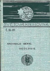 kniha Geologie, J. Otto 1914