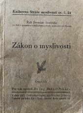 kniha Zákon o myslivosti, Zář 1948