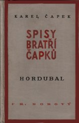 kniha Hordubal, František Borový 1933