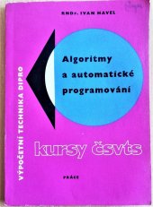 kniha Algoritmy a automatické programování, Práce 1968