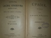 kniha Úpadek román, J. Otto 1893