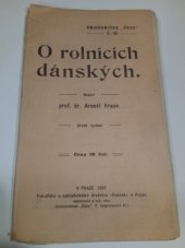 kniha O rolnících dánských, Čas 1907