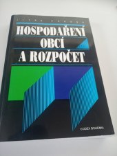 kniha Hospodaření obcí a rozpočet, CODEX Bohemia 1997