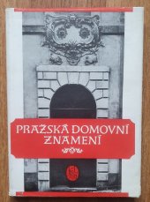 kniha Pražská domovní znamení, SNKLHU  1955