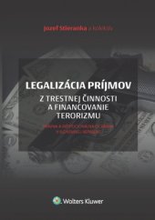 kniha Legalizácia príjmov z trestnej činnosti, Wolters Kluwer 2018