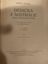 kniha Dědička z Australie, Josef Nývlt 1926