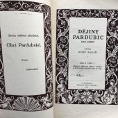 kniha Dějiny Pardubic nad Labem. Díl 1., část 1., - Dějinný přehled města, zámku a bývalého panství do r. 1648, Nákl. města Pardubic 1920