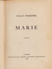 kniha Marie, Českomoravské podniky tiskařské a nakladatelské 1930