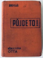 kniha Půjde to! breviář šťastného člověka, s.n. 1938