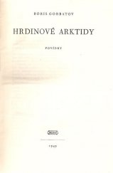 kniha Hrdinové Arktidy Povídky, Práce 1949