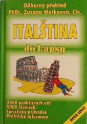 kniha Italština do kapsy, Vydavatelství RO-TO-M 1996
