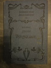 kniha Psychologie. 1. [dí], - Základy psychologie, Dědictví Komenského 1902
