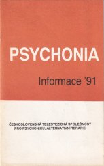 kniha Psychonia Informace 91, Psychonia 1991
