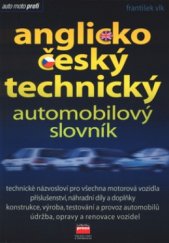 kniha Anglicko-český technický automobilový slovník, CPress 2001