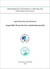 kniha Ausgewählte Themen fur den Landeskundeunterricht, Vydavateľstvo EKONÓM 2025
