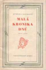 kniha Malá kronika dnů 1934-1946, Československý kompas 1947
