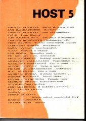 kniha Host 5 Samizdatová publikace, Dušan Skála 1989