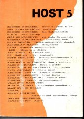 kniha Host 5 Samizdatová publikace, Dušan Skála 1989