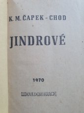 kniha Jindrové román, Lidová demokracie 1970