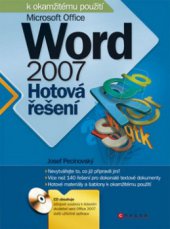 kniha Microsoft Office Word 2007 hotová řešení, CPress 2009