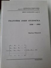 kniha František Josef Studnička 1836-1903, Prometheus 1998