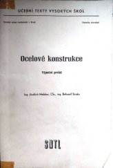 kniha Ocelové konstrukce Výpočet prvků : Určeno pro posl. fak. stavební, SNTL 1970