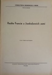 kniha Reálie Francie a frankofonních zemí určeno pro posl. fak. obch., SPN 1988
