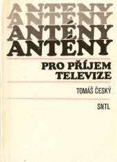 kniha Antény pro příjem televize, SNTL 1985